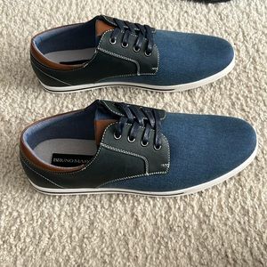 Bruno Marc denim sneakers